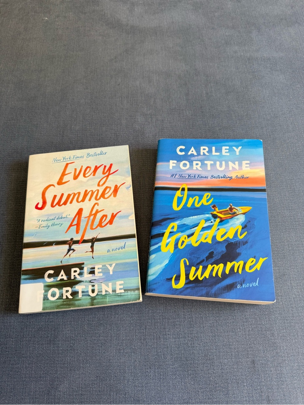 Carly Fortune Every Summer After & One Golden Summer Paperback Book Bundle Used